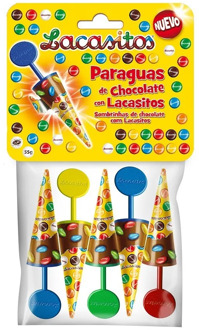 Chocolate umbrella with Lacasitos · 5 PCs.