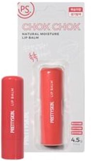 Chok Chok Natural Moisture Lip Balm - 2 Types Peach