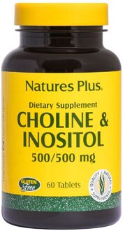 Choline & Inositol 500/500 mg (60 Tablets) - Nature's Plus