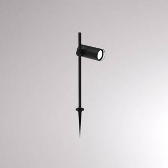 Chopa LED grondspies lamp, in hoogte verstelbare spot zwart