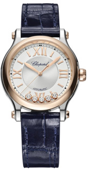 Chopard Happy Sport Automatisch Stalen Horloge Chopard , Blue , Dames - ONE Size