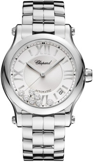 Chopard Happy Sport Automatisch Stalen Horloge Chopard , White , Dames - ONE Size