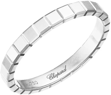 Chopard Ice Cube White Gold Ring Size 50 827702-1196 Chopard , White , Heren - ONE Size