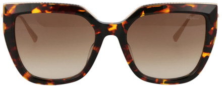 Chopard Stijlvolle zonnebril Sch319M Chopard , Brown , Dames - 54 MM