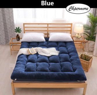 Chpermore Thicken Lamb cashmere Mattress Single double Student Mattresses Foldable Tatami Cotton Cover King Queen Size