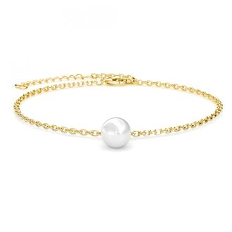 Chris Pearl Kristallen set en doos - Kristal Wit & Goud - One Size