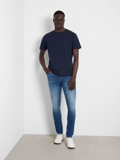 Chris Skinny Jeans Blauw - 28