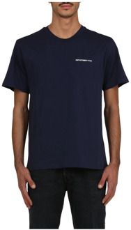 Christer T-shirt met logo-afdrukken Department Five , Blue , Heren - S
