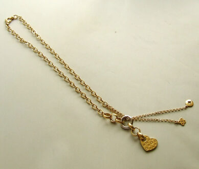 Christian 14 karaat gouden collier met hanger Geel Goud - One size