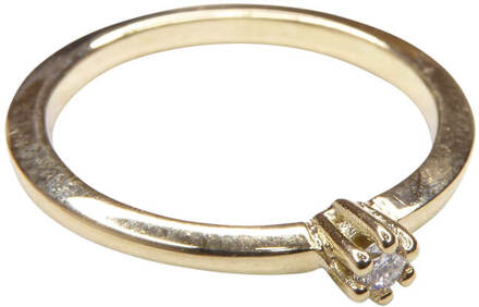 Christian 14 karaat gouden ring met diamant Geel Goud - One size