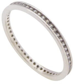 Christian 14 karaat wit gouden ring met zirkonia Print / Multi - One size