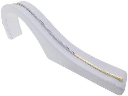 Christian Bicolor alliance armband met zirkonia Geel Goud - One size