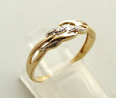 Christian Diamanten gouden ring Geel Goud - One size