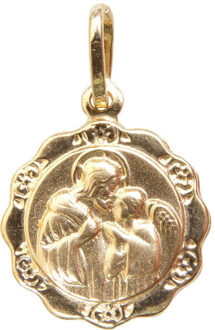 Christian Gouden christus beschermheer hanger Geel Goud - One size