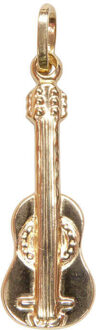 Christian Gouden gitaar hanger Geel Goud - One size
