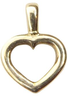 Christian Gouden harten hanger Geel Goud - One size