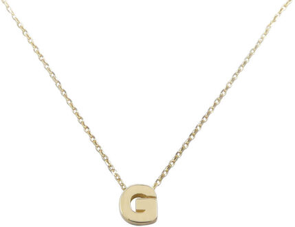 Christian Gouden ketting met g hanger Geel Goud - One size