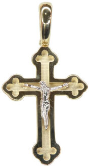 Christian Gouden kruis Geel Goud - One size