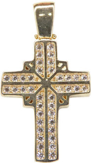 Christian Gouden kruis grieks model Geel Goud - One size