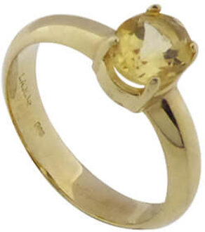Christian Gouden ring met citrien Geel Goud - One size