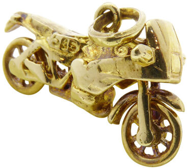 Christian Gouden sport motor hanger Geel Goud - One size