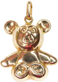 Christian Gouden teddybeer hanger Geel Goud - One size