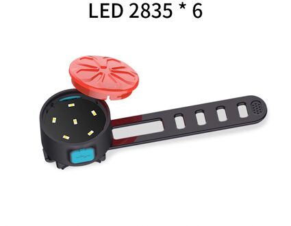 Christmas 10000Mah Fiets Licht Usb Oplaadbare Krachtige Fiets Koplamp 5T6 Led Zaklampen Koplampen Met Achterlicht enkel en alleen taillight