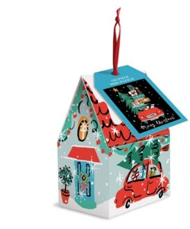 Christmas Car 130 Piece Puzzle Ornament - Galison