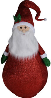 Christmas Decoration Kerstman figuur - 200 cm - met LED licht - kerstverlichting figuur Rood