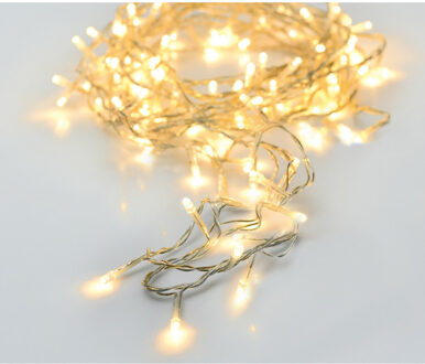 Christmas Decoration lichtsnoeren warm wit -2x -2 m -24 leds- batterij - Kerstverlichting kerstboom Zwart