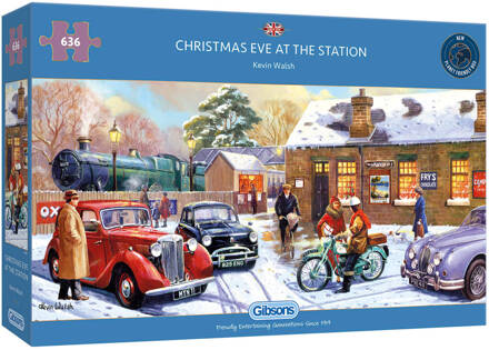 Christmas Eve at the Station Jigsaw Puzzle - 636 Pieces