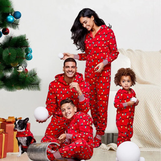 Christmas Family Clothing Xmas Party Club Pajamas set Family matching clothes Romper Home wear Set Women Men Kid Sleepwear