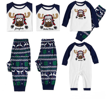Christmas Family Matching Pajamas Set Father Mother Son Daughter Clothes Girls Boy Mom Dad Pajamas Set Baby Romper