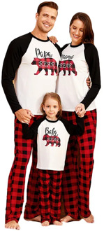 Christmas Family Pajamas Set Xmas Clothes Parent-Child Suit Home Sleepwear Nightwear Kids Dad Mom Matching Family Outfits 2020