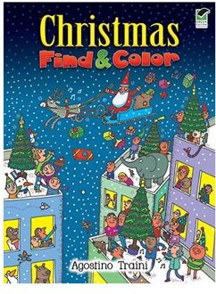 Christmas Find And Color - Traini, Agostino
