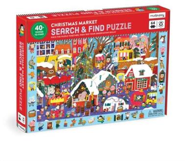 Christmas Market 64 Piece Search & Find Puzzle -  Mudpuppy (ISBN: 9780735382367)