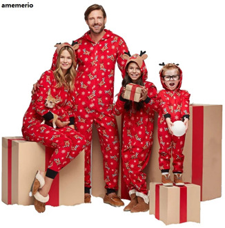Christmas Matching Family Outfits 2020 Father Son Romper Baby Mother Daughter Cotton Clothes Family Looking Jumpsuit Pajamas