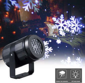 Christmas Snowflake LED Projector Lights Festival Holiday Home Party Decor Night Lamp Snow Projector Light Christmas Decoration