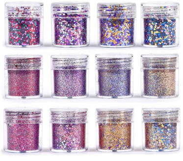 Christmas Style Hexagon Shinning Filling Flash Glitter UV Epoxy Resin Pigment For Resin Jewelry Making Craft Nail Art Decoration