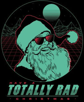 Christmas Totally Rad Christmas Women's T-Shirt - Black - 3XL Zwart