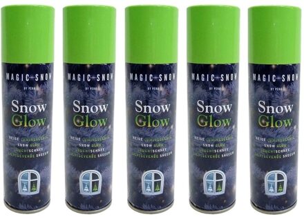 Christmas Traditions Sneeuwspray - 5x - glow in the dark - 150 ml
