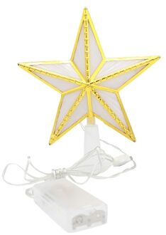 Christmas Tree Lighted Star Tree Topper USB & Battery Powered LED Treetop for Xmas Tree Party Decoration