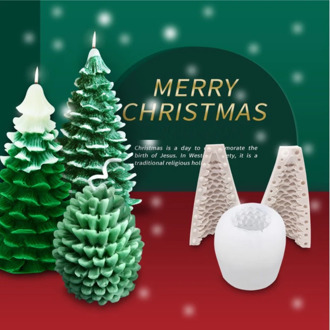 Christmas Tree Shaped Silicone Mould Cake Mold Decoration DIY Candle Baking Tools Decoration For Christmas Party 2020 New
