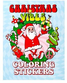 Christmas Vibes Coloring Stickers - Editors of Thunder Bay Press
