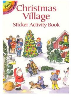 Christmas Village Sticker Activity Book - Joan O'Brien