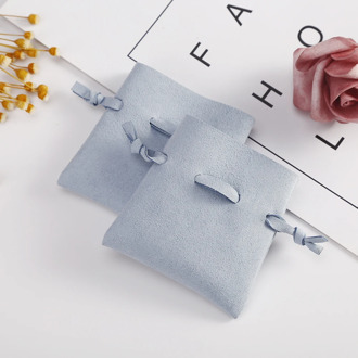 Christmas Wedding Presents Gift Pouch Small Chic Velvet Envelope Pouches Microfiber Jewelry Packaging for Ring Earrings Necklace