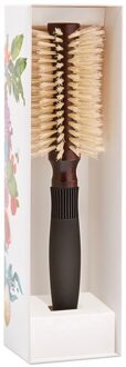 Christophe Robin Pre-Curved Blowdry Hairbrush with Natural Boar-Bristle and Wood - 12 Rows
