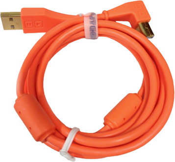 Chroma Cable Haakse USB-kabel 1,5m Neon Orange