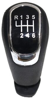 Chrome Auto Shift Pookknop Hendel Gaitor Boot Cover Voor Skoda Rapid Auto Accessoires 6 speed knob