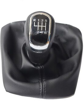 Chrome Auto Shift Pookknop Hendel Gaitor Boot Cover Voor Skoda Rapid Auto Accessoires 6 speed reeks